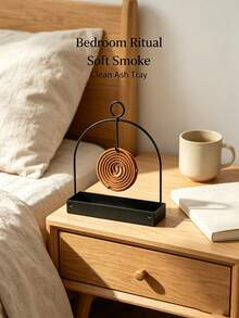 Metal Hanging Incense Holder Portable Mosquito Coil Sandalwood Stand Decorative Rack For Living Room Bedroom Outdoor Camping - Multicolor - View 7