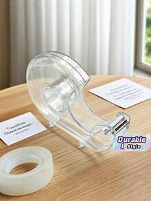 1 buah Dispenser Selotip Transparan Berbentuk Siput Berkualitas Tinggi, Alat Tulis Lucu untuk Penggunaan Kantor, Cocok untuk Kantor, Kreasi Kerajinan Tangan, Praktisi Seni, dan Bahan Scrapbooking Keluarga. - siput - View 1