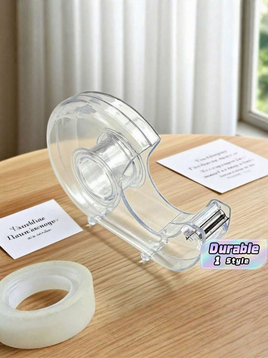 1 buah Dispenser Selotip Transparan Berbentuk Siput Berkualitas Tinggi, Alat Tulis Lucu untuk Penggunaan Kantor, Cocok untuk Kantor, Kreasi Kerajinan Tangan, Praktisi Seni, dan Bahan Scrapbooking Keluarga. - siput - View 1