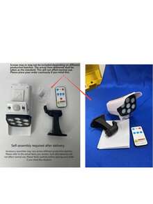1PC Outdoor Solar Sensor Light, With Remote Control; Wireless Fake Surveillance Camera, Suitable For Hotel Porch, Garden, Patio, Driveway And Other Locations - Simulation camera light - View 11
