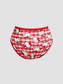 Chillnights HELLO KITTY AND FRIENDS | SHEIN سروال داخلي للبنات بتصميم فراولة حمراء محظوظة! 3 قطع احتفالية - متعدد الألوان - مشاهدة 8