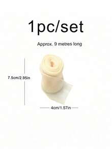 9M Semi-Transparent Organza Ribbon With Curled Edge, Ideal For Gift Wrapping, Cake Decoration, Wedding, DIY Bow Knot Satin Ribbon For Festival Party Decoration, Autumn And Winter Decoration, Home Decoration-Champagne Color - Champagne Gold-1 Roll - View 7