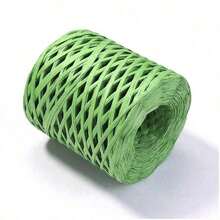 1Roll 120g /200m Natural Raffia Straw Yarn Raffia Paper Knitting Material Cushion Baskets Hat HandBag Colrful DIY Crochet Supplies - multicolor - View 28
