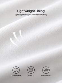 LUVLETTE Plus White 無內墊全罩式鋼圈內衣，無勒肩帶，側背收平運動內衣，縮胸基本款 SizeFreedom - 白色 - 查看 7