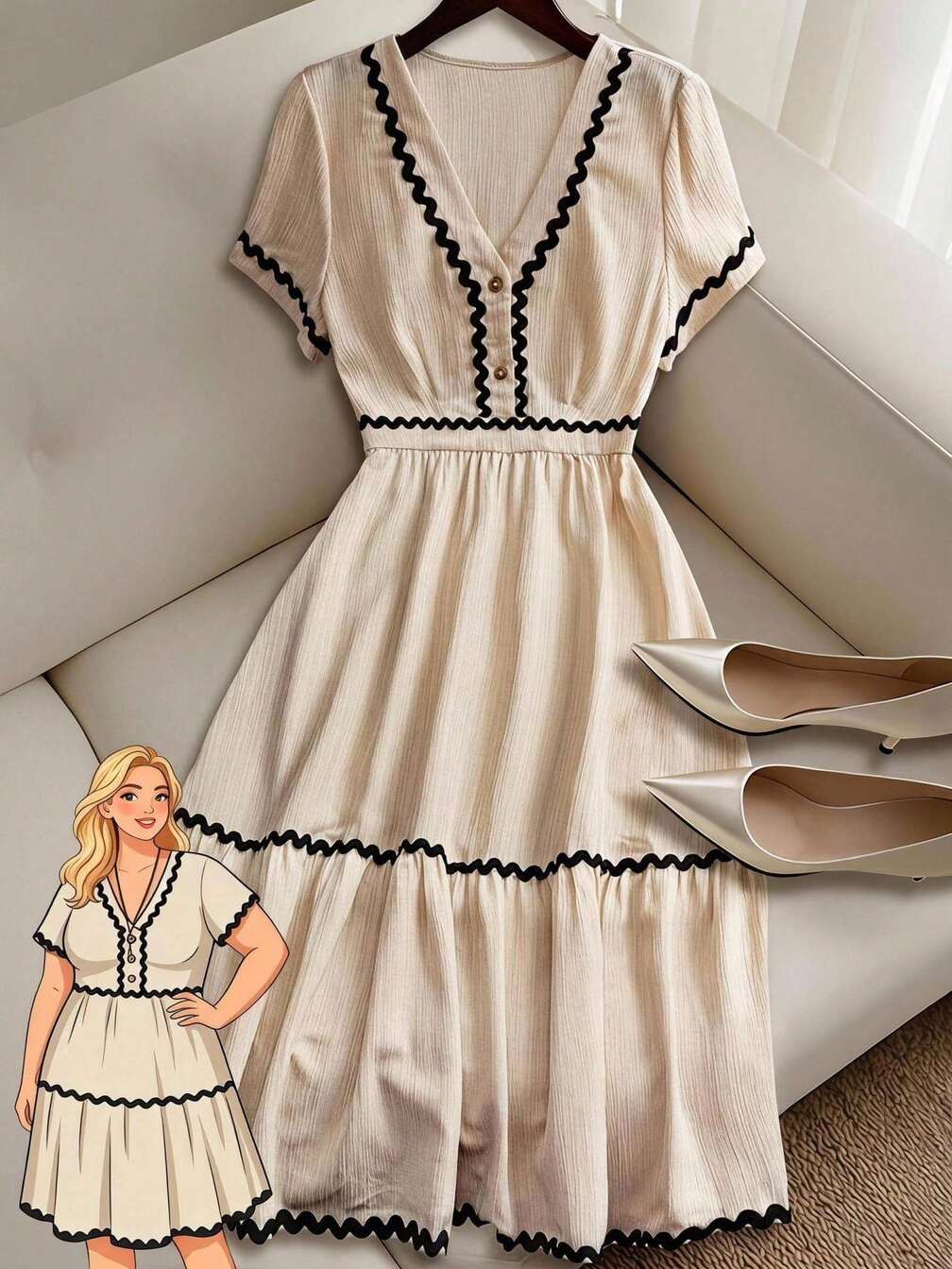 cut out maxi dress SAME Long Sleeve Chiffon Colors:Yellow Olive 810 hen-party-dresses First Time at a and white piping detail