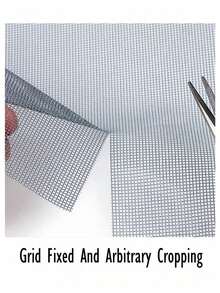 Fiberglass Window Screen Mesh, DIY Window Screen Replacement, Durable & Tear-Resistant, Mosquito & Fly Proof Door & Window Screen - Grey - View 6