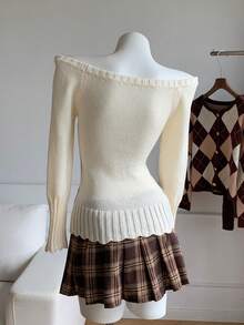 Comfortcana Fall Winter 2026/Summer/Casual/Y2k Clothes/Cute Tops/Halloween/Festival Outfits/School/Polka Dot/Off - Multicolor - View 2