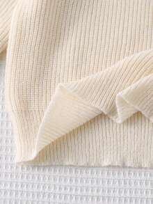 Tween Boys Sweater Crew Neck White Blue Brown Striped Casual Versatile Autumn Winter Essential Base Layer,Back To School Clothes,Long Sleeve - Multicolor - View 6