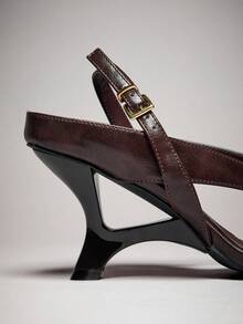 SHUZIA Women Platforms & Wedge Sandals - Coffee Brown - View 7