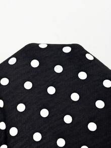 Comfylo Top de Talla Grande con Corte 3D Plisado y Ajuste Ceñido - Blanco y Negro - Ver 7