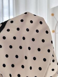 SHEIN 女童編織波點圖案寬鬆休閒長褲 2件套 - 彩色 - 查看 6
