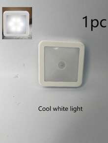 LED Motion Sensor Night Light, Smart PIR Sensor, Auto On/Off, Sensor Bedside Lamp, AAA Battery Powered, Easy Installation, Suitable For Bathroom, Bedroom, Hallway, Stairs, Cabinet, Garage(Batteries Not Included) - White - View 14