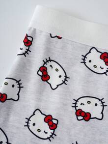 HELLO KITTY AND FRIENDS | SHEIN 女款卡通印花舒適四角內褲 - 粉色 - 查看 12