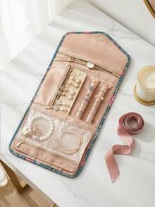 Travel Jewelry Storage Bag - Multi-Functional Foldable Jewelry Case Specially Designed For Travel, Ideal For Storing Earrings, Rings, Necklaces And Bracelets - Multicolor - View 8