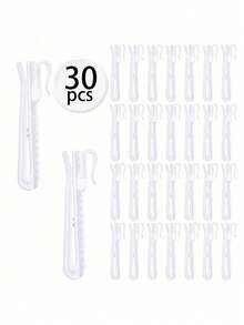 White Plastic Curtain Hooks Adjustable Pleated Curtain Clips Hooks Multi-Purpose Curtain Hooks For Curtains Door Curtains Shower Curtains - multicolor - View 13