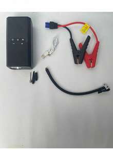 Car Jump Starter With Air Compressor, Portable Battery Booster Pack ,  Lithium Jump Starter With LED Light, Fast Charging - Multicolor - View 14