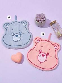 Care Bears 1pc Cartoon Bears Plush Hanging Towel, Soft Absorbent Hand Towel With Rainbow & Cloud Design, Great For Bathroom & Kitchen D R, Also A Cute Personalized Gift For Housewarming, Anniversary Or Birthday - Multicolor - View 1