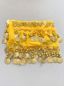PETSIN 1PC Shiny Sequin Pet Waist Chain Decor, Cute Hip Dance Ornament For Corgi Dogs - Multicolor - View 9