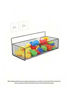 2 Sets Bathtub Toy Storage Racks And Organizers, 2 Packs Metal Wire Mesh Bathtub Toy Storage Containers, Large Capacity Rust-Proof Hanging Baskets Designed For Bathtub, Shower, Bathroom, Toilet, Kitchen - Multicolor - View 8