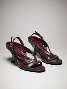 SHUZIA Women Platforms & Wedge Sandals - Coffee Brown - View 6