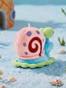 SpongeBob SquarePants | Joivida 1pc Cute Snail Plush Doll, Tactile Sensory Carryable Charm Bag Accessory For Home Travel, Endearing Sentiment Keepsake Gift For Friends Coworkers Family - Multicolor - View 2