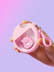 SHEIN X Care Bears 25ml/0.87oz 可愛熊便攜噴霧瓶，可補充酒精洗手液瓶，配備矽膠保護套，附掛繩，柔軟矽膠材質，迷你卡片噴霧瓶，化妝品旅行分裝瓶，按壓式噴嘴 - 彩色 - 查看 5