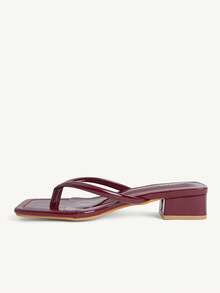 CUCCOO CHICEST Women's Flat Sandals Summer - Burgundy - View 5