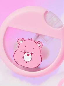 SHEIN X Care Bears 25ml/0.87oz 可愛熊便攜噴霧瓶，可補充酒精洗手液瓶，配備矽膠保護套，附掛繩，柔軟矽膠材質，迷你卡片噴霧瓶，化妝品旅行分裝瓶，按壓式噴嘴 - 彩色 - 查看 4