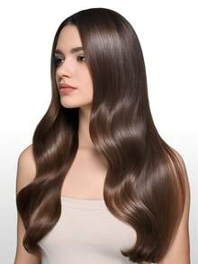 Micro Loop Human Hair Extensions Premium Virgin Remy Hair 2# Dark Brown Reusable Invisible Micro Link Bead Hair No Glue No Tape Design 50Pcs 14-22 Inch Anti Shedding Soft Texture Ideal For Full Head Makeover Holiday& Hairstyle For Girls & Women - S2 - View 3