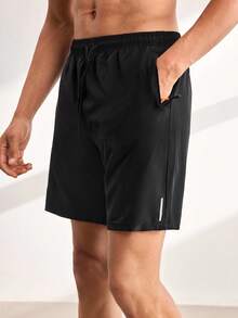 Driftmere Men's Summer Casual Outdoor Sports Running Workout Quick-Dry Top And Shorts Set Black - Black - View 7