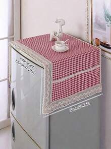 SHEIN 1pc Dust Covers Refrigerator Cover Washing Machine Towel Dustproof Refrigerator Cloth Fridge Protection Cover With Storage Bag,Mother's Day Gift,Bedroom Decor,Garden,Kitchen Decor,Summer,Beach,Travel Essentials,Room Decor,Squishy,Graduation - View 11