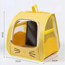 Tas ransel pembawa hewan peliharaan dengan berat 5,5 kg ke bawah, terbuat dari kain Oxford dengan jendela berventilasi, cocok untuk anjing dan kucing kecil, dapat dikenakan sebagai ransel, tas bahu, atau tas jinjing, tas hewan peliharaan portabel berkapasitas besar untuk aktivitas luar ruangan. - MultiWarna - View 12
