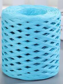 1Roll 120g /200m Natural Raffia Straw Yarn Raffia Paper Knitting Material Cushion Baskets Hat HandBag Colrful DIY Crochet Supplies - multicolor - View 30