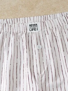 EverLounge Men's Winter Casual Funny Cute Striped Alro Pants Concert Black And White - Multicolor - View 4