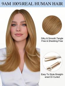 Micro Loop Human Hair Extensions Premium Virgin Remy Hair 6# Light Brown Reusable Invisible Micro Link Bead Hair No Glue No Tape Design 50Pcs 14-22 Inch Anti Shedding Soft Texture Ideal For Full Head Makeover Holiday& Hairstyle For Girls & Women - S6 - View 10