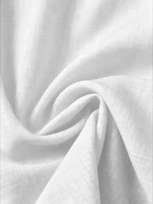 SHEIN LUNE CURVE 大尺碼女款刺繡春夏浪漫時尚百搭日常通勤休閒襯衫 - 白色 - 查看 4