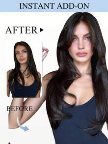 Micro Loop Human Hair Extensions Premium Virgin Remy Hair 1B# Natural Color Reusable Invisible Micro Link Bead Hair No Glue No Tape Design 50Pcs 14-22 Inch Anti Shedding Soft Texture Ideal For Full Head Makeover Holiday& Hairstyle For Girls & Women - S1B - View 8