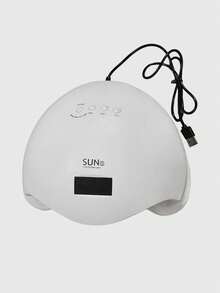 Teckwe Lámpara de secado de uñas profesional con pantalla LCD, función de apagado automático, herramientas de uñas compactas, detección automática inteligente, adecuada para principiantes y profesionales. - Blanco - Ver 5