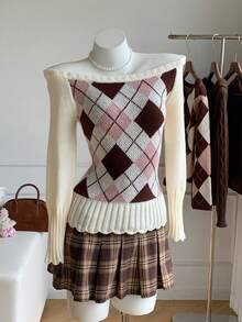 Comfortcana Fall Winter 2026/Summer/Casual/Y2k Clothes/Cute Tops/Halloween/Festival Outfits/School/Polka Dot/Off - Multicolor - View 5