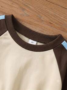 Elladie kids 女童春秋長袖長褲運動蝴蝶結緞帶針織運動衫2件套 - 彩色 - 查看 7