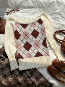 Comfortcana Fall Winter 2026/Summer/Casual/Y2k Clothes/Cute Tops/Halloween/Festival Outfits/School/Polka Dot/Off - Multicolor - View 3