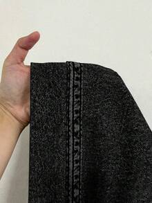 Maweii 大尺碼女款夏季無袖連帽抽繩運動衫，休閒街頭風，運動風 - 黑色 - 查看 7