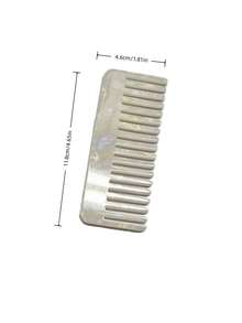 Haus Hana 1PC Acetate Plate Hair Comb Marble Pattern Anti-Static Wide Tooth Detangling Comb Smooth Glide No Pull Hair Styling Tool For Home Salon Daily Use Perfect Birthday Valentine's Day Gift For Women - multicolor - View 13