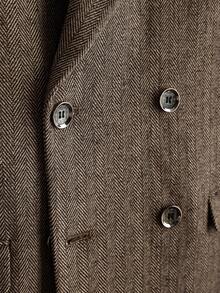 Core Aspect Men's Fashion Commuter Double-Breasted Blazer & Pants Suit Set, Formal, Old Money - Camel - View 7
