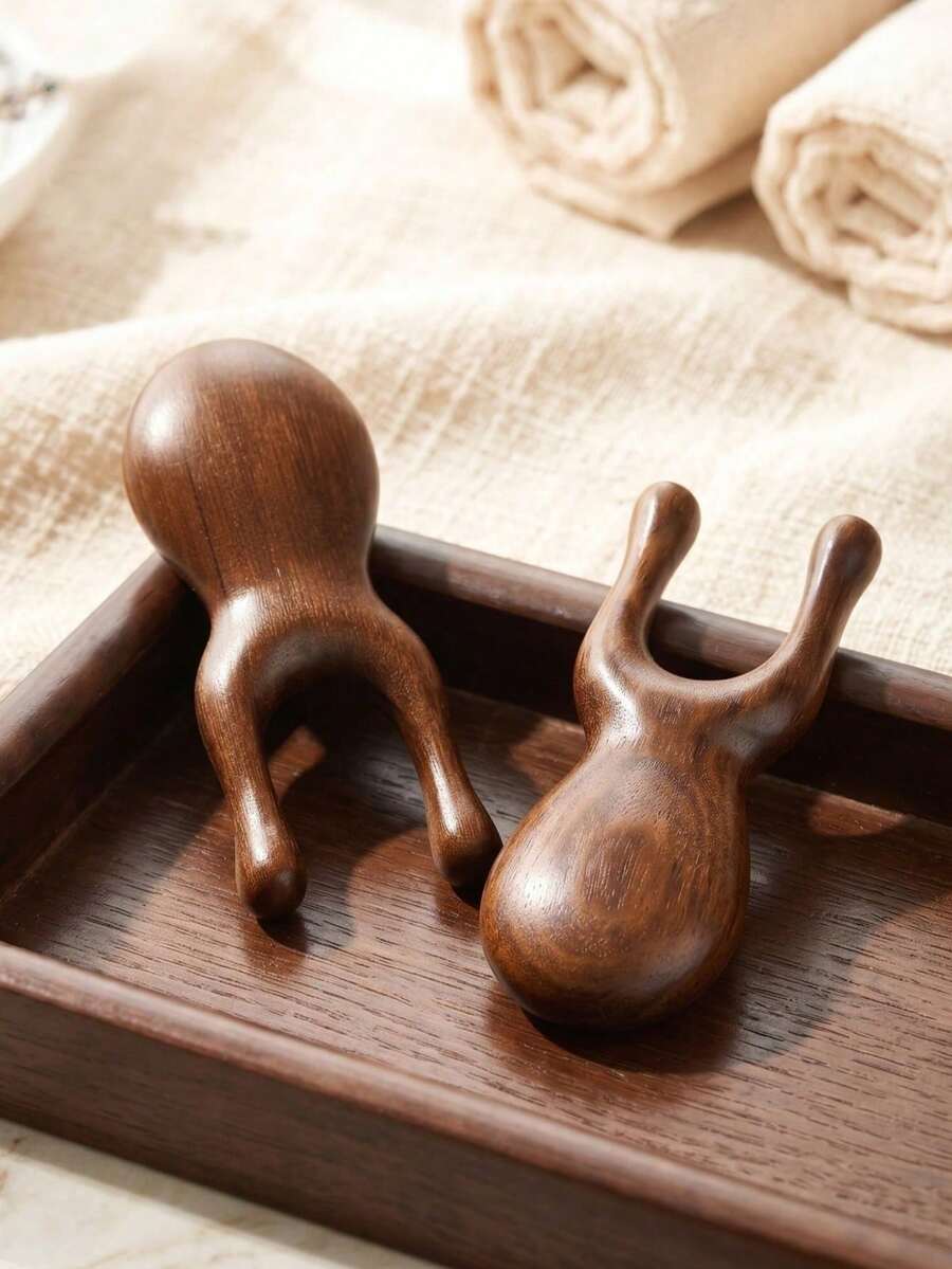 Madebyblanc 1Pc/2Pcs Traditional Chinese Medicine Little Frog Nose Massager, Massage Tool For Eye Bridge Scraping, Dedicated Facial Lifting & Face Slimming Device - multicolor - View 1