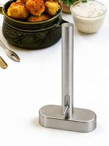 1pc Falafel And Meatball Maker Scoop, And Non-Sticky Stainless Steel Meatball And Falafel Baller Tool, Stainless Steel Professional Falafel Maker Scoop,Baller Scoop Mold - Silver - Upgraded - View 4