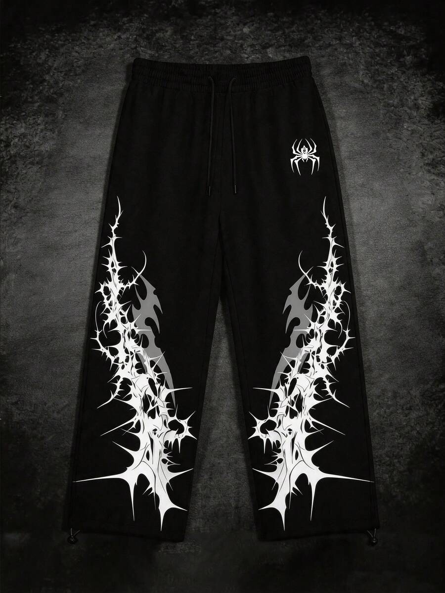 Gym Rark Men's Thorn Spider Print Sports Long Pants - Multicolor - View 1