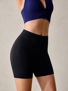 Veilyse Women's Black Shaping Shorts - Soft Stretchy Fabric, Suitable For All-Day Wear, Spring/Summerfor Summer - Black - View 6