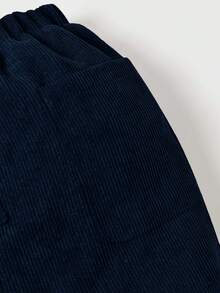 Cozy Pixies Cozy Cub Baby Boy Casual Comfortable Straight Leg Pants - Navy Blue - View 5