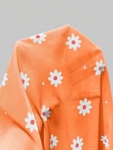 GlowEve Women's Floral Print Casual Versatile Daily Wear Blouse - Burnt Orange - View 7